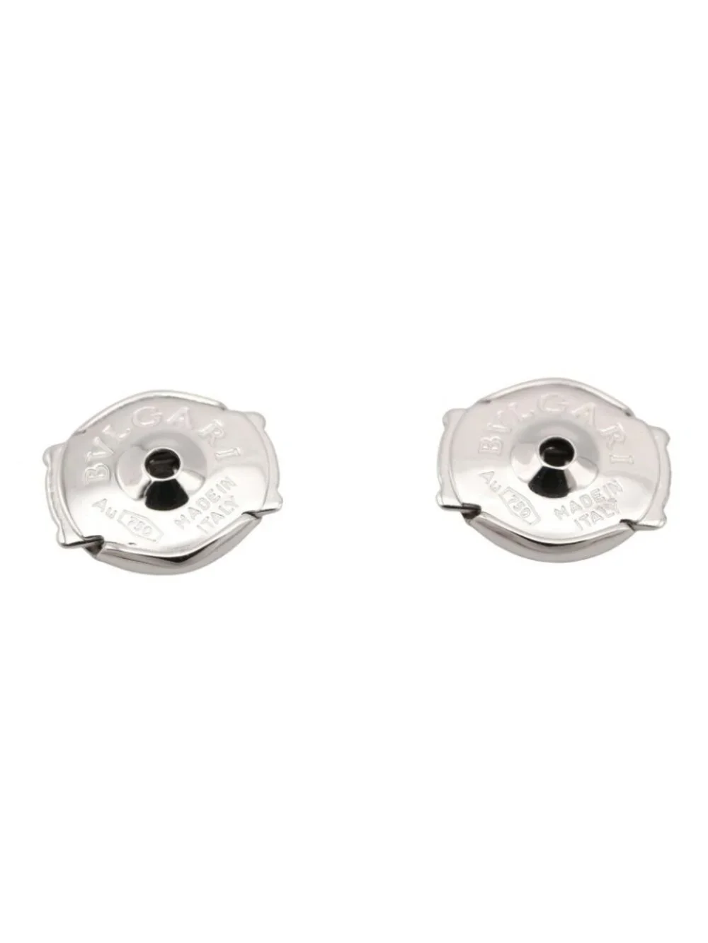 Bvlgari Earrings Serpenti Diamond 18k White Gold